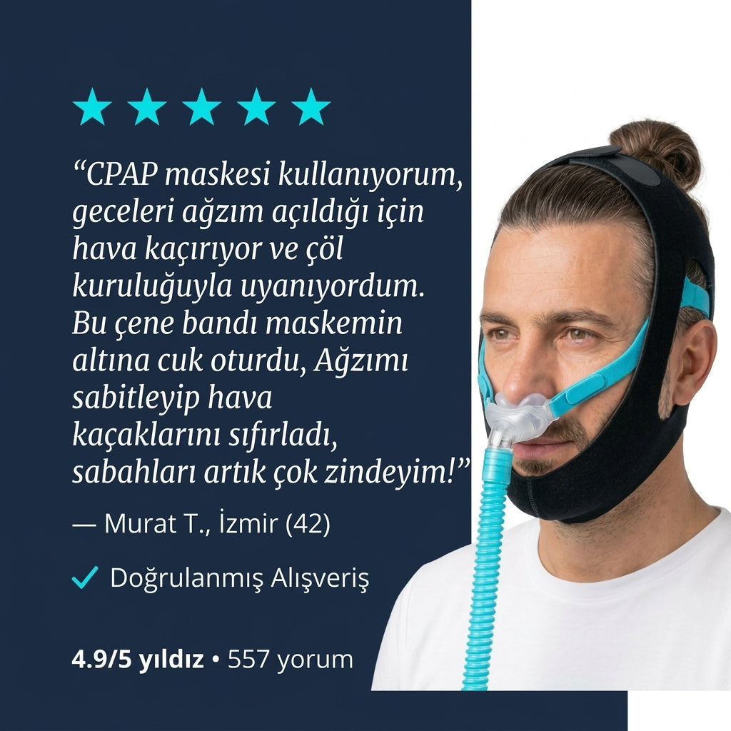 Ayarlanabilir Çene Destek ve Anti-Horlama Kemeri